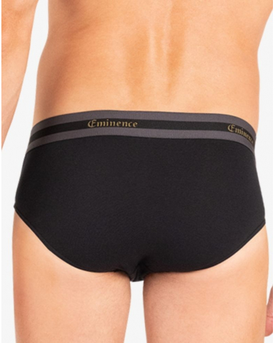 Lot de 3 slips en coton Edition Limitée Noël Eminence (Noir/Anthracite/Kaki)