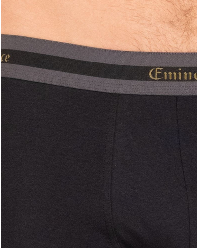 Paquete de 3 boxers en algodón Edición Limitada de Navidad Eminence (Noir/Anthracite/Kaki)
