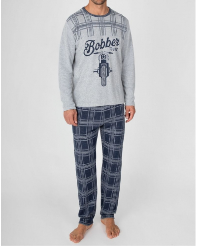 Pijama largo algodón Massana (Gris Vigoré)