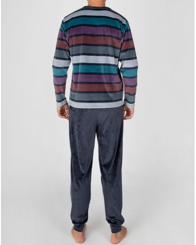 Pyjamas velvet Massana (Multicolore)