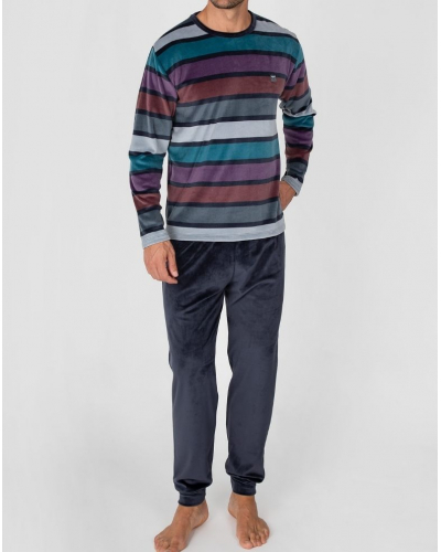 Pyjama en velours Massana (Multicolore)