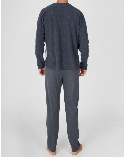 Pijama largo algodón Massana (Gris Vigoré)