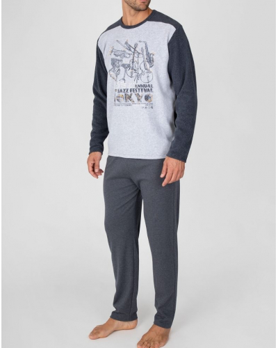 Long pyjamas cotton Massana (Gris Vigoré)