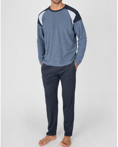 Pijama largo algodón Massana (Marine Vigoré)