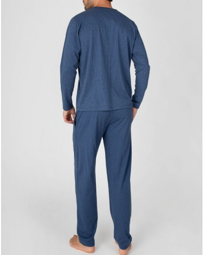 Long pyjamas cotton Massana (Denim)