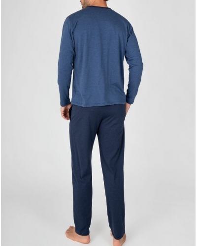 Long pyjamas cotton Massana (Marine Vigoré)