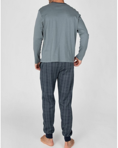Pijama largo 100% algodón Massana (Kaki)