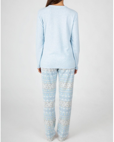 Pijama largo Massana (Vigoré Celeste)