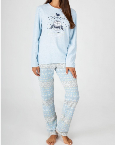 Pijama largo Massana (Vigoré Celeste)