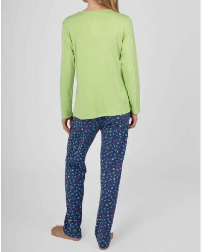 Pyjama long Massana (Lime)