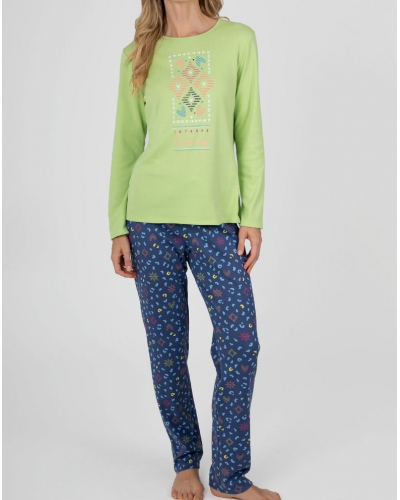 Pyjama long Massana (Lime)
