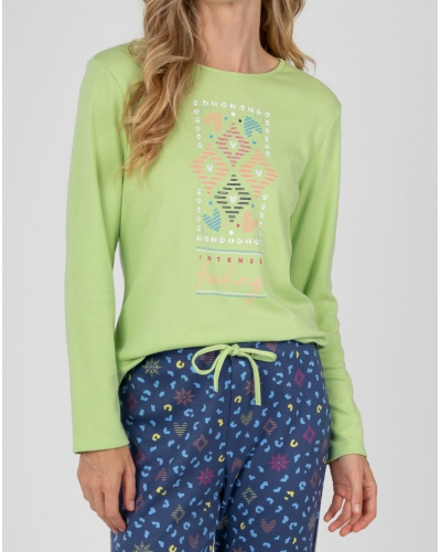 Pijama largo Massana (Lime)