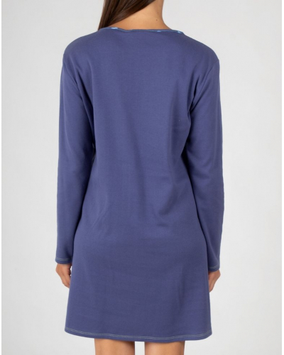 Camisone mangas largas algodón Massana (Marine)