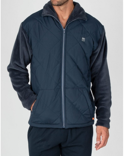 Chaqueta polar con cremallera Massana (Gris foncé)