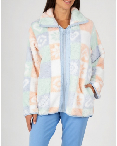 Chaqueta polar con cremallera Massana (Imprimé Bleu Clair)