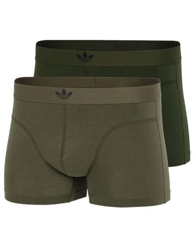 Pack of 2 boxer shorts Adidas Active Comfort Flex Cotton Body Line (Vert kaki/Vert olive)
