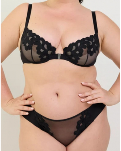 Soutien-gorge corbeille Maison Lejaby Midnight fever (Noir)