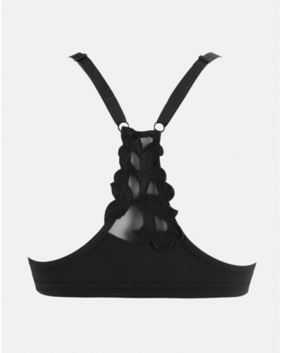 Soutien-gorge triangle souple Maison Lejaby Midnight fever (Noir)