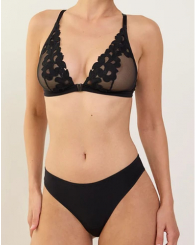 Soft triangle bra Maison Lejaby Midnight fever (Black)