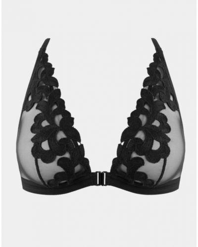 Soft triangle bra Maison Lejaby Midnight fever (Black)