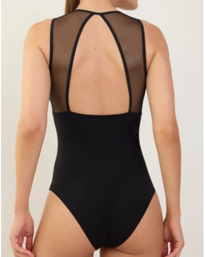 Plunge neckline soft body Maison Lejaby Midnight Fever (Black)
