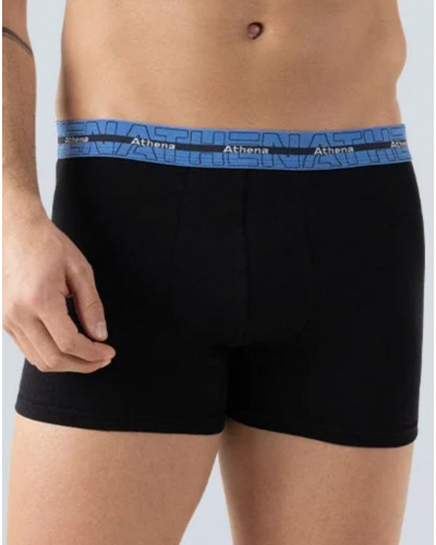 Pack of 3 boxers Athena Stretch Cotton (Black)