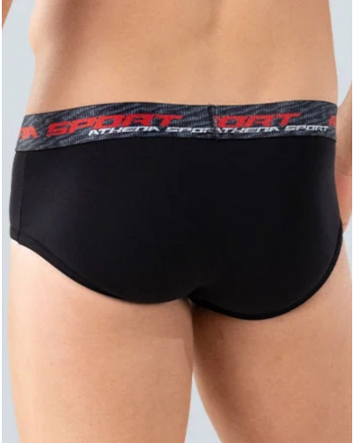 Paquete de 3 calzoncillos Athena Training Dry Sport (Negro)