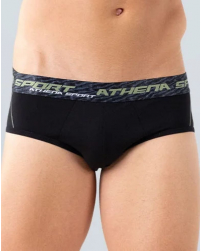 Paquete de 3 calzoncillos Athena Training Dry Sport (Negro)