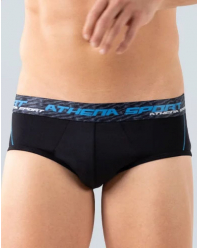 Paquete de 3 calzoncillos Athena Training Dry Sport (Negro)