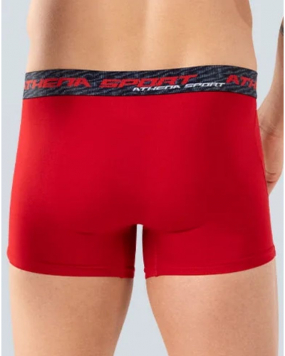 Pack of 3 boxers Athena Training Dry Sport (Noir/Anthracite/Rouge)