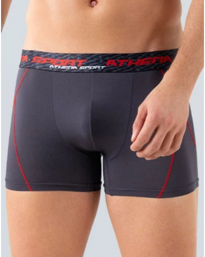 Pack of 3 boxers Athena Training Dry Sport (Noir/Anthracite/Rouge)