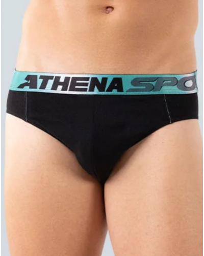 Lot de 3 slips coton Athena Odor Control Sport (Noir)