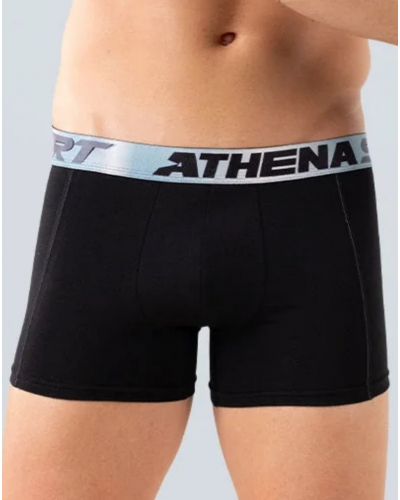 Lot de 3 Boxers coton Athena Odor Control Sport (Noir)