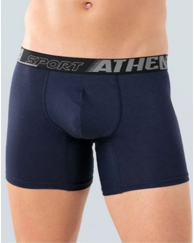 Paquete de 3 bóxers algodón stretch Athena Air Fit Sport (Gris/Marine/Noir)