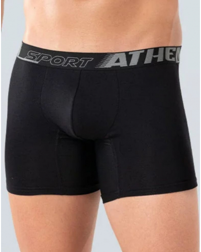 Lot de 3 boxers Coton stretch Athena Air Fit Sport (Gris/Marine/Noir)