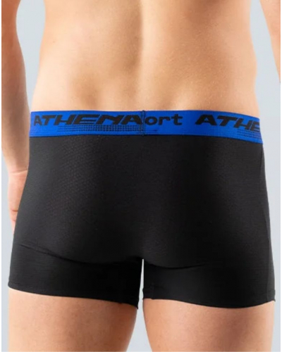 Paquete de 3 Bóxers Mech Stretch Athena Daily Sport (Negro)