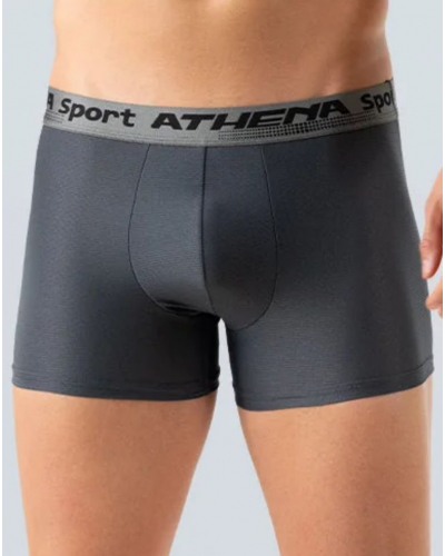 Lot de 3 boxers Mech Stretch Athena Daily Sport (Noir/Gris/Marine)