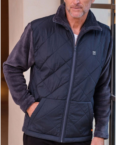 Chaqueta polar con cremallera Massana (Gris foncé)