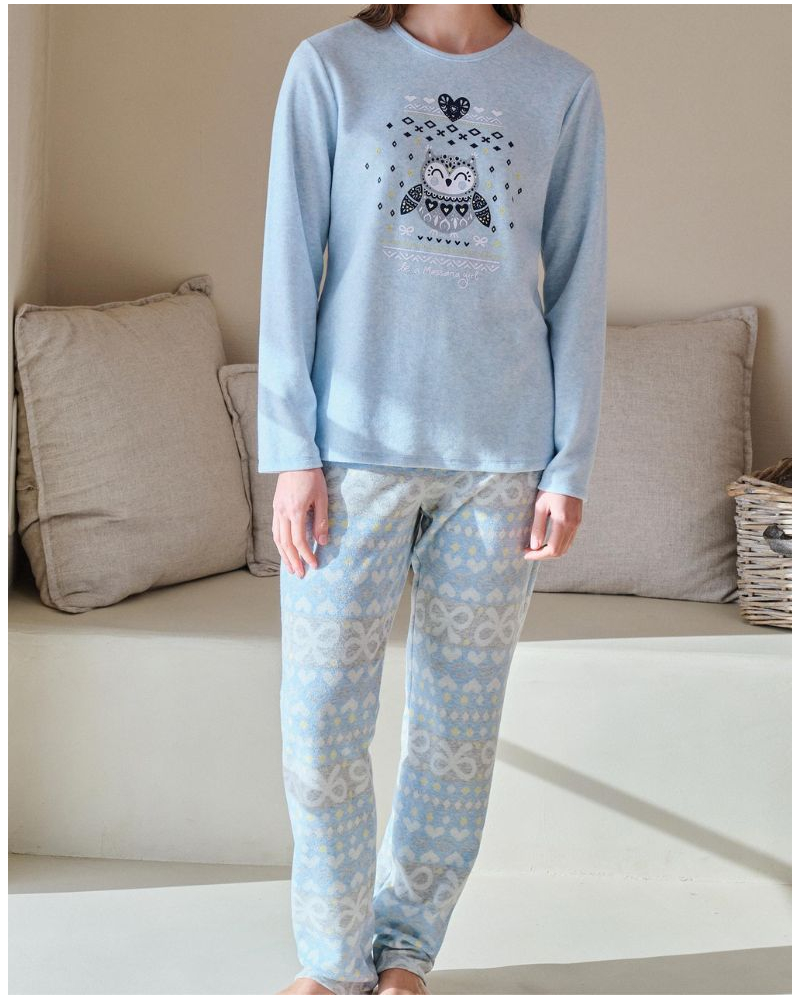 Long pajamas Massana (Vigoré Celeste)