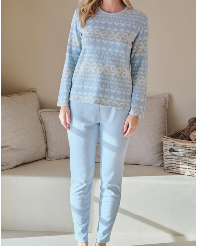 Pijama largo Massana (Vigoré Celeste)