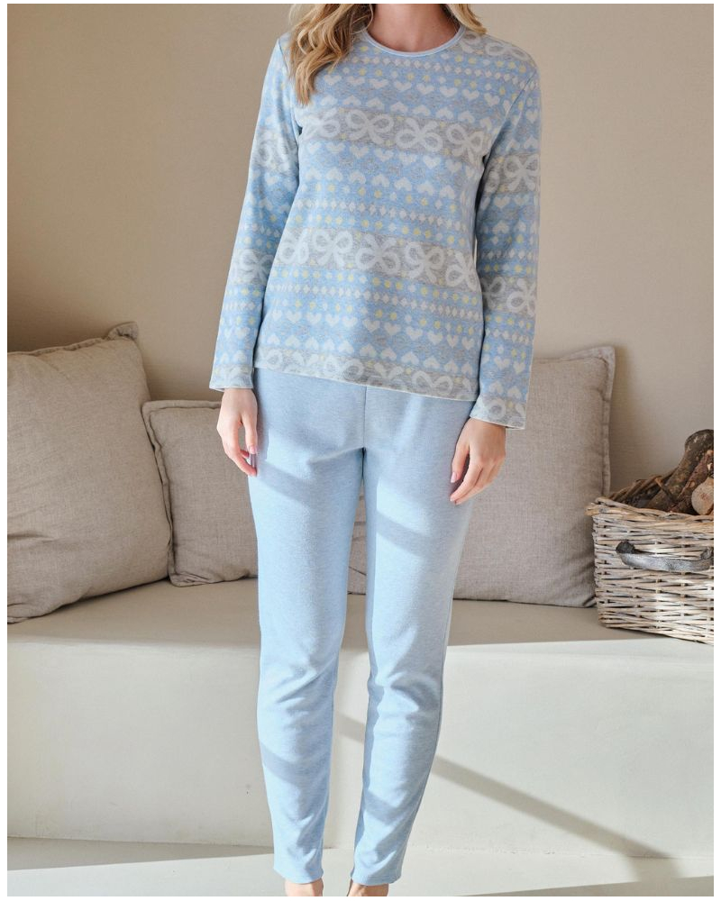 Pijama largo Massana (Vigoré Celeste)
