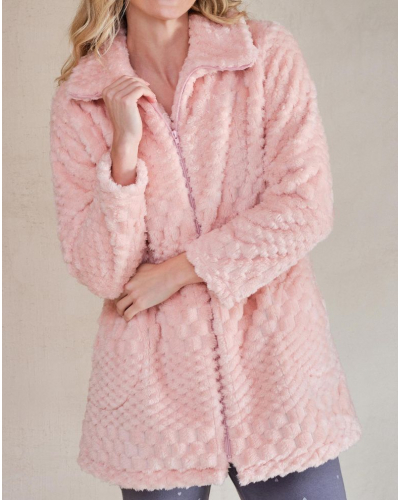 Jacket fleece with zip Massana (Rose)