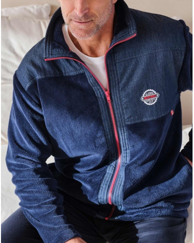 Chaqueta polar con cremallera Massana (Marine)