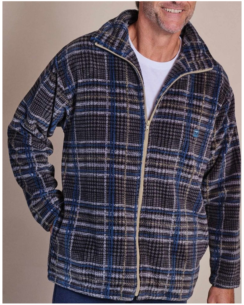 Polar jacket with zip Massana (Gris Moyen)