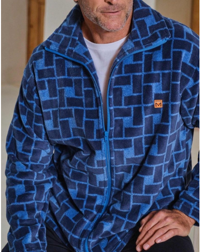 Veste polaire à fermeture éclair Massana (Bleu Moyen)