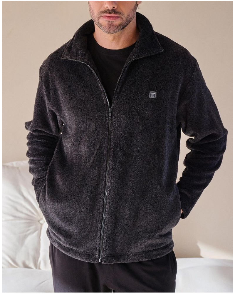 Chaqueta polar con cremallera Massana (Visón)