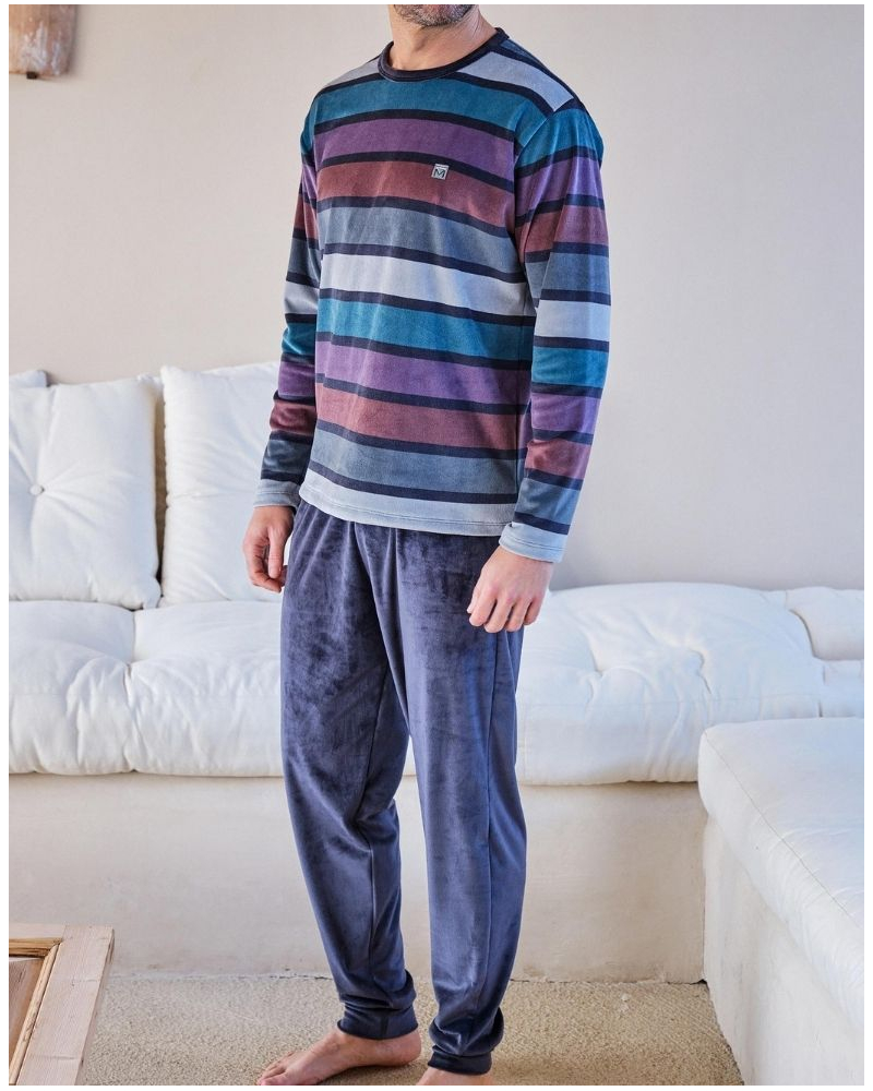 Pyjamas velvet Massana (Multicolore)
