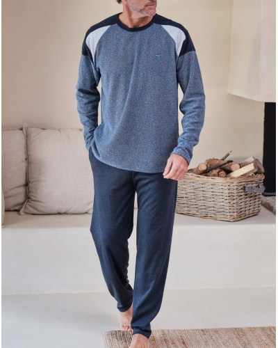 Pyjama long coton Massana (Marine Vigoré)