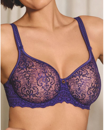 Soutien-gorge moulé classique Empreinte Cassiopée (Violet Intense)