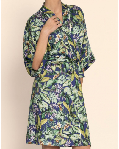 Kimono imprimé Lise Charmel Bain de Nature (Vert Parme)
